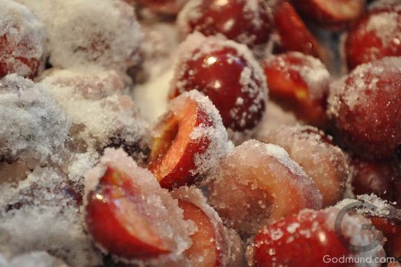 frosted cherries 2 frosted cherries