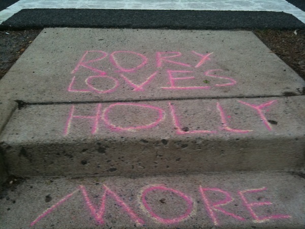 Rory Loves Holly Stair Art
