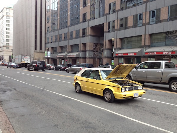 Volkswagon stranded in the middle of DC